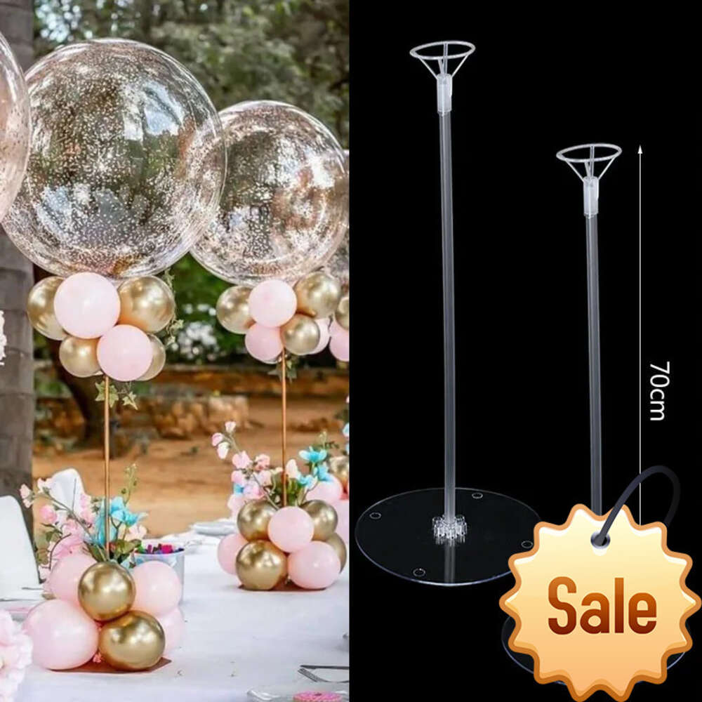 37/70cm Balloon Stand Holder Column for Wedding Birthday Party Table Centerpiece Decoration Baby Shower Globos Support Stick Party Favor Holiday Suppl