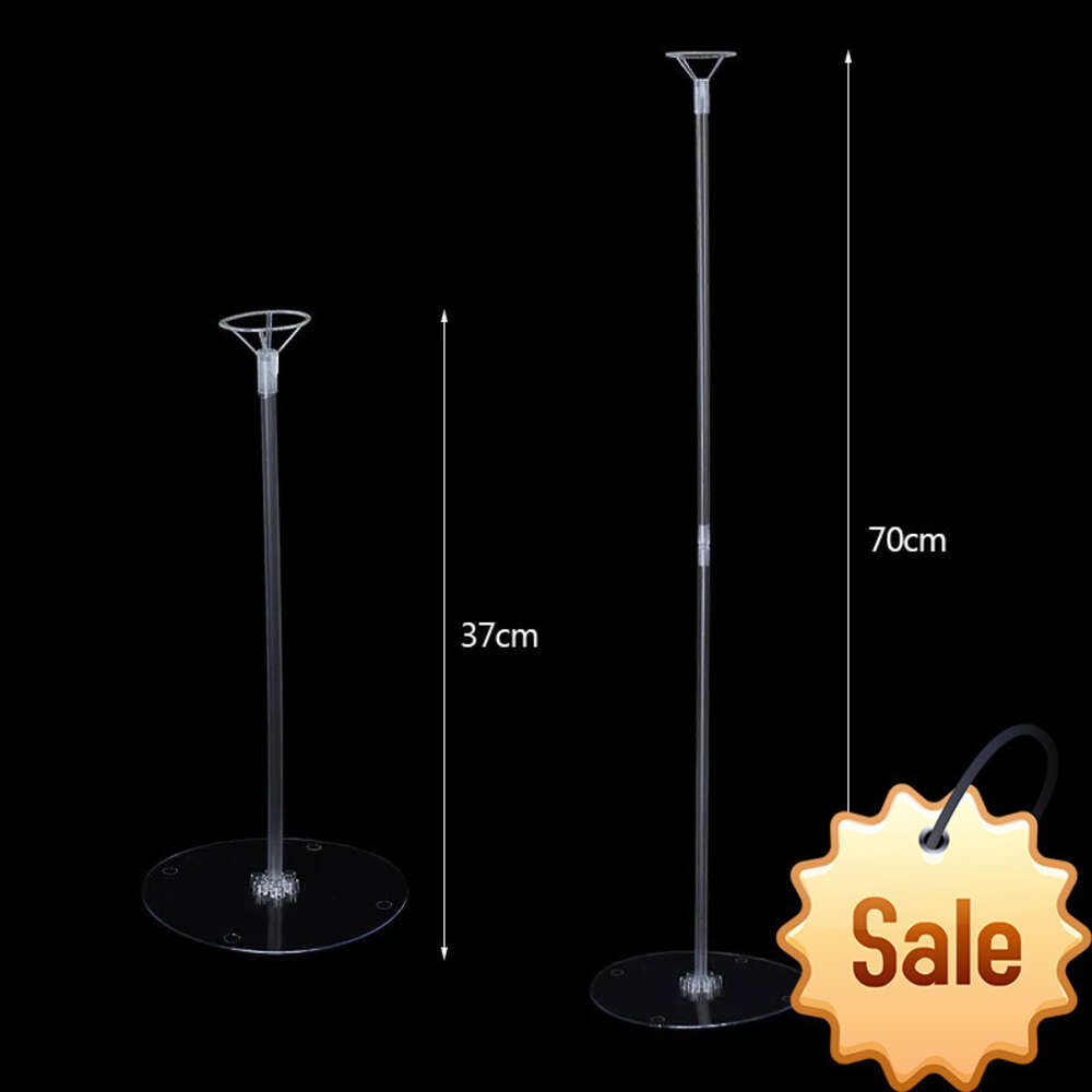 37/70cm Balloon Stand Holder Column for Wedding Birthday Party Table Centerpiece Decoration Baby Shower Globos Support Stick Party Favor Holiday Suppl