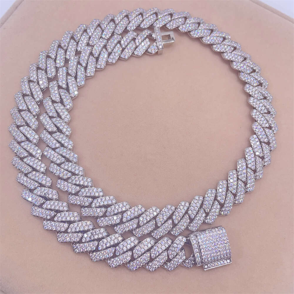 Hip Hop Jewelry Buss Down Brass Aaaaa Cz Cuban Link Chain Customized Iced Out Necklace Cuban Chain