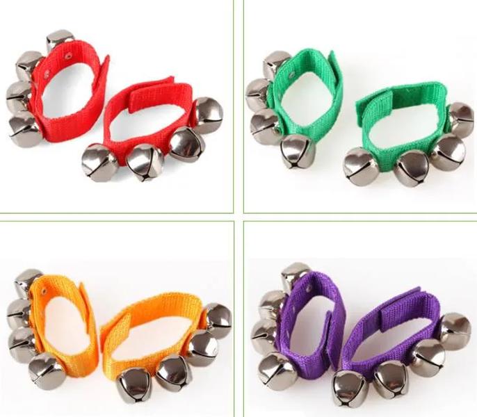 Carnival Party Noise Maker wristband bracelet Percussion Bells baby Education Toys dance rattle bells for adults children holiday props ZZ