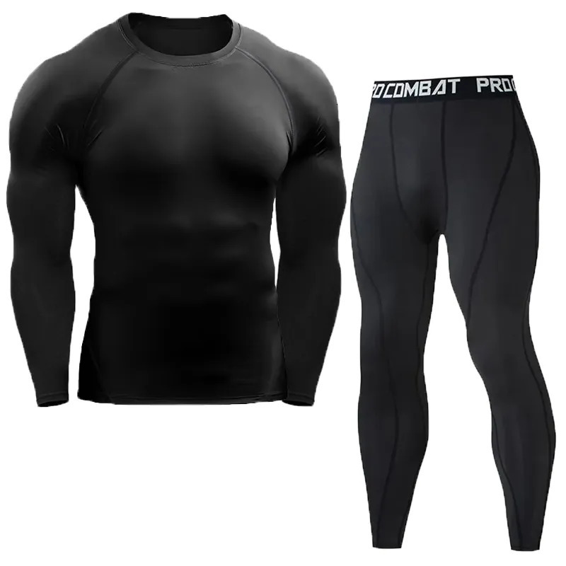 Men s Compression Set Men Sportswear Gym Fitness Suits Training Jogging Sport Tights Clothing Rashguard Running Tracksuit 231220