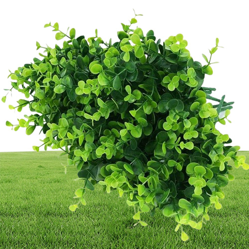 Artificial Plants Flowers Faux Boxwood Shrubs Wedding Office and Farmhouse Indoor Outdoor Decor1560372
