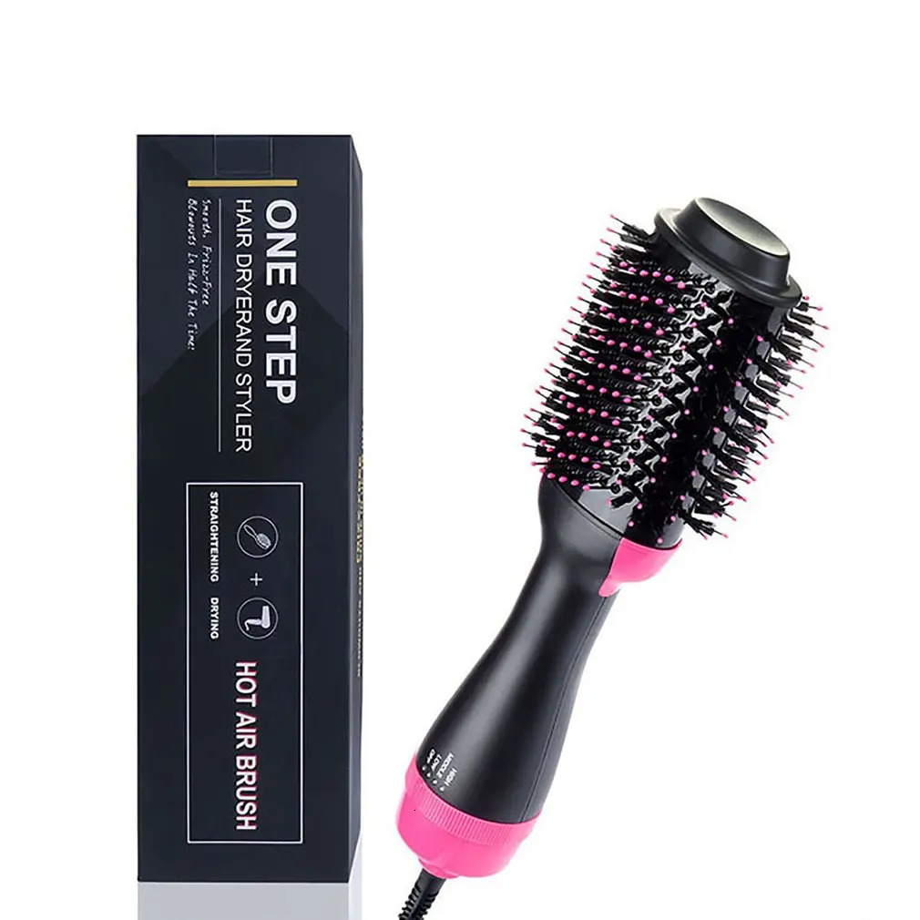 Hair Styling Brush 1000W Curlers Straightener Dryer 3 In 1 Professional Low Noise Comb 231220