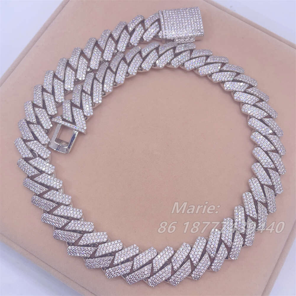 Hip Hop Jewelry Buss Down Brass Aaaaa Cz Cuban Link Chain Customized Iced Out Necklace Cuban Chain