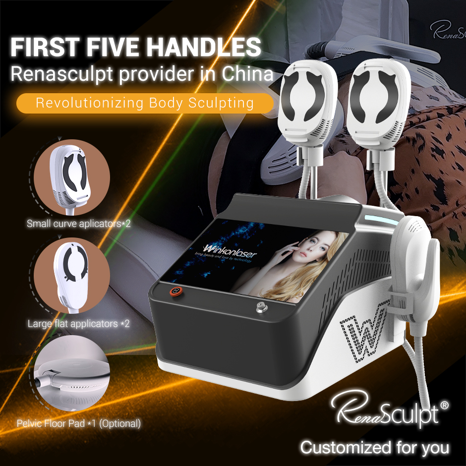 Ems Weight Loss Body Sculpting 4 Handle Emslim Neo Rf Muscle Stimulator Ems Body Sculpt Machine