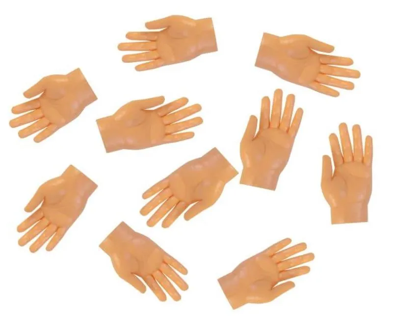 Tiny Hands Feet for Fingers Puppets Novelty Games Premium Small Rubber High Five Gesture Hand Foot Left Right Party Props ZZ