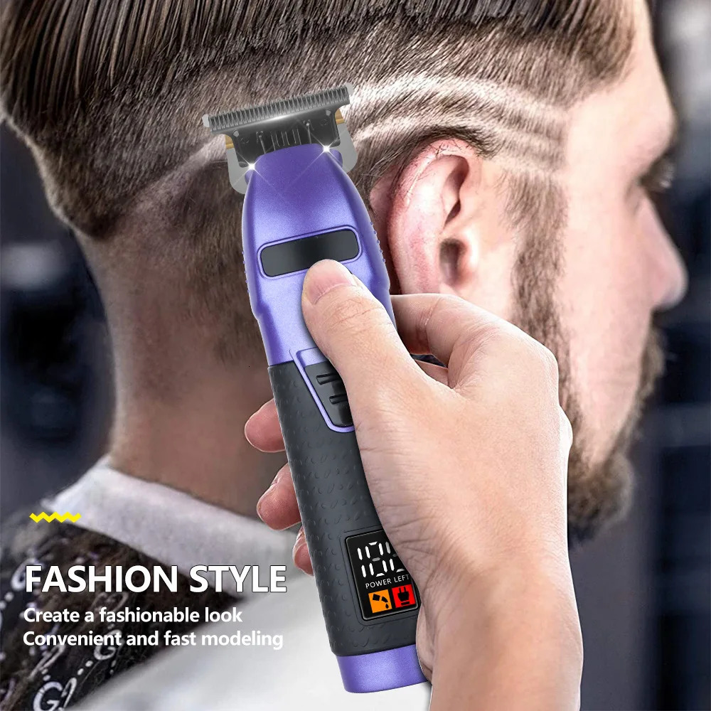 Rechargeable Hair Trimmer For Men Shaver Professional Hair Clipper Beard Trimmer Men Hair Cutting Machine Beard Barber Hair Cut 231220
