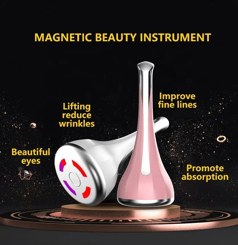 Eye Massager 3 In1 Ultrasonic Ion Microcurrent Introduce Woman Lifting And Firming Vibration Beauty Face Skin Care 231219