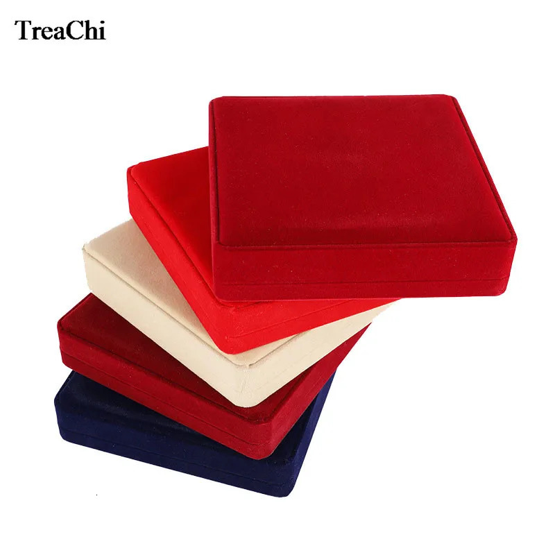 Jewelry Boxes Quality Velvet Wedding Pearl Necklace Packaging Case Mother's Day Necklace Jewelry Display Storage Gift Box Lady Jewelry Holder 231
