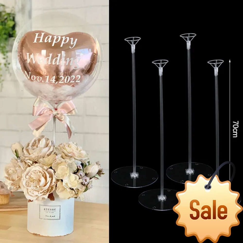 37/70cm Balloon Stand Holder Column for Wedding Birthday Party Table Centerpiece Decoration Baby Shower Globos Support Stick Party Favor Holiday Suppl