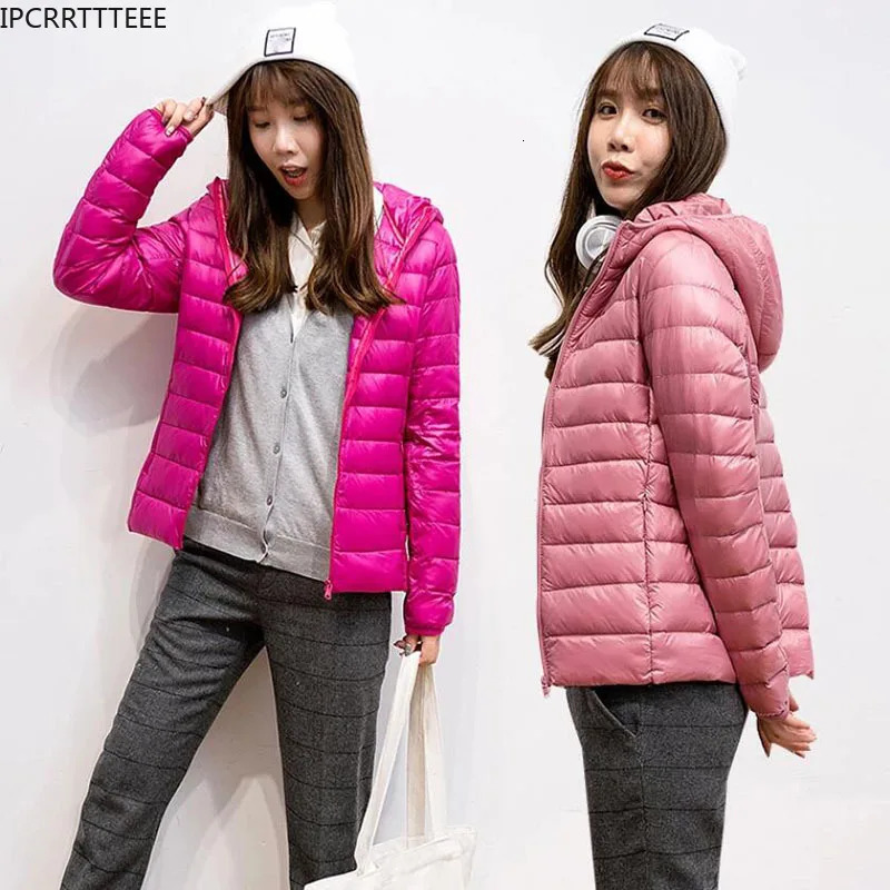Women's Down Parkas Plue Size Duck Down Jacket Women Ultra Light Down Jacket Feather Jacket Plus Women Overcoat Windbreaker Coats 231219
