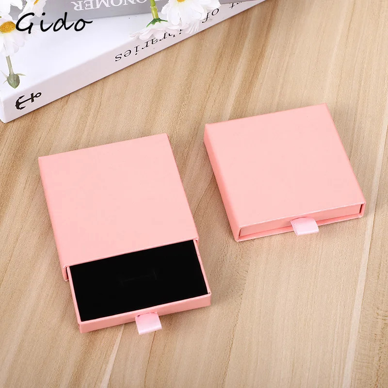 Jewelry Boxes Arrive Thin Kraft Paper Drawer Jewelry Packaging Box Greeting Card Necklace Bracelet Gift Package Case Boxes Drop 231219