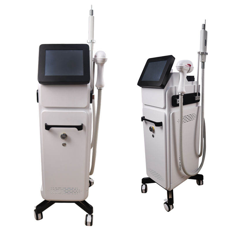 Newest 1064nm 532nm 755nm ND Yag Pico Laser Tattoo Removal Machines With Black Doll Treatment 2 in 1 Diode Laser Machine 810