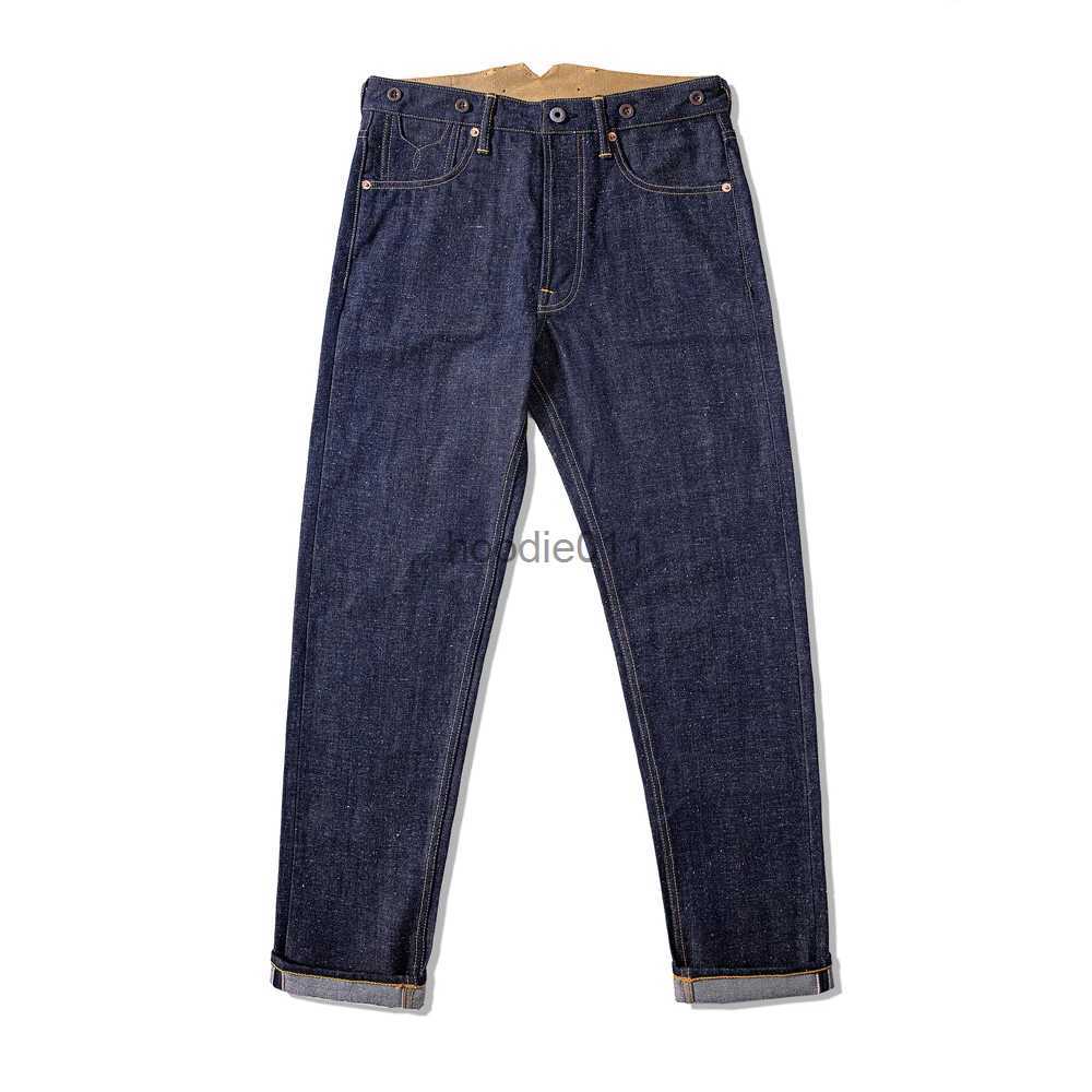 Men's Jeans Red Tornado Tapered Jeans Vintage Men's Selvedge Denim Slim Narrow Leg Trousers L231220