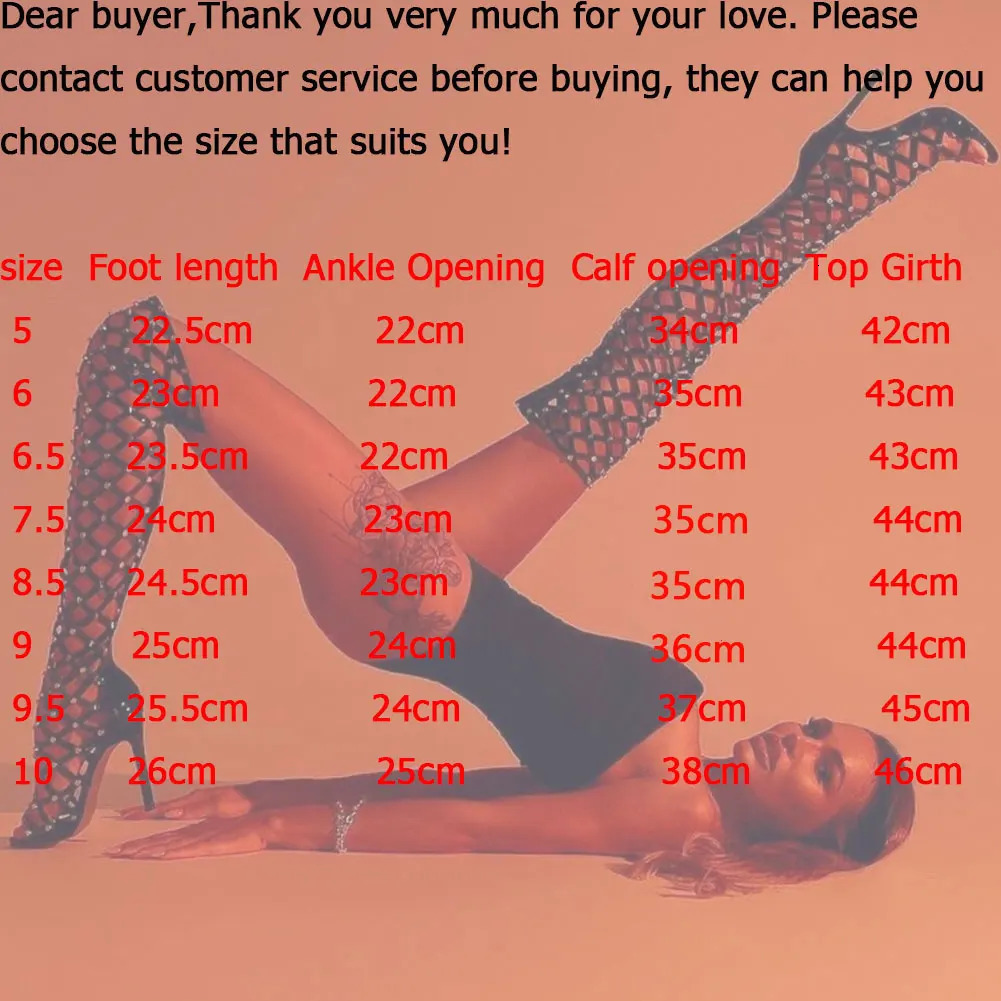 Boots Fashion Spring Summer Over The Knee Boots High Thin Heels Good Quality Sexy Fishing Net Woman Party Lace Up Shoes 231219