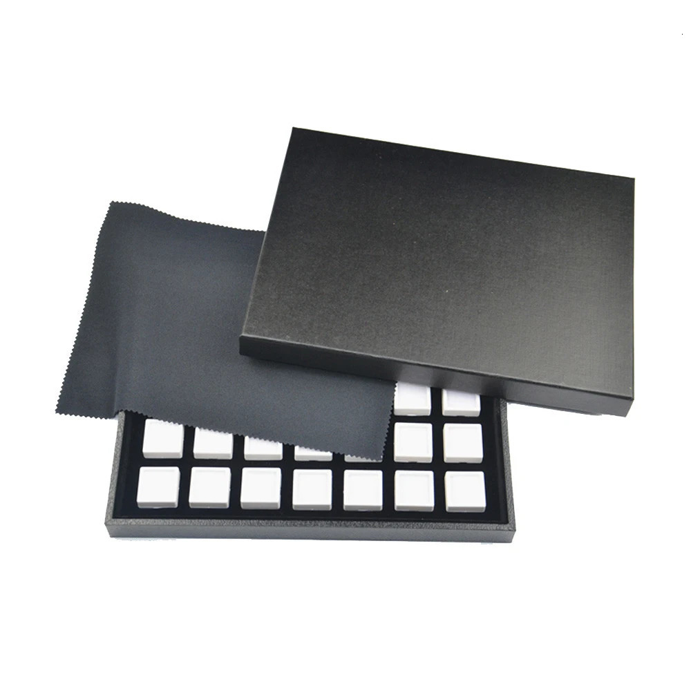 Jewelry Boxes 3cm 4cm 5cm Diamond Storage Box Gem Jewelry Display Tray Pendant Coin Jar Container Gemstone Zircon Gift Package Organizer 231219