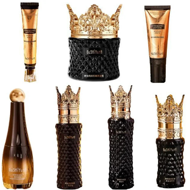 Seaweed Gold Foil Face Cream Moisturizing Anti Aging Firming Skin Oil Control Day For Care 231219