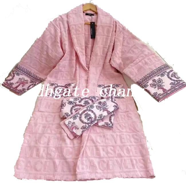 2023 Designer robes brand nightgown Women and men sleepwear Fall winter home wear Casual Unisex night-robe with belts Long Sleeve Loose Pajama night-gown DHL 7000-3