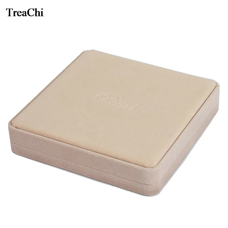 Jewelry Boxes Quality Velvet Wedding Pearl Necklace Packaging Case Mother's Day Necklace Jewelry Display Storage Gift Box Lady Jewelry Holder 231