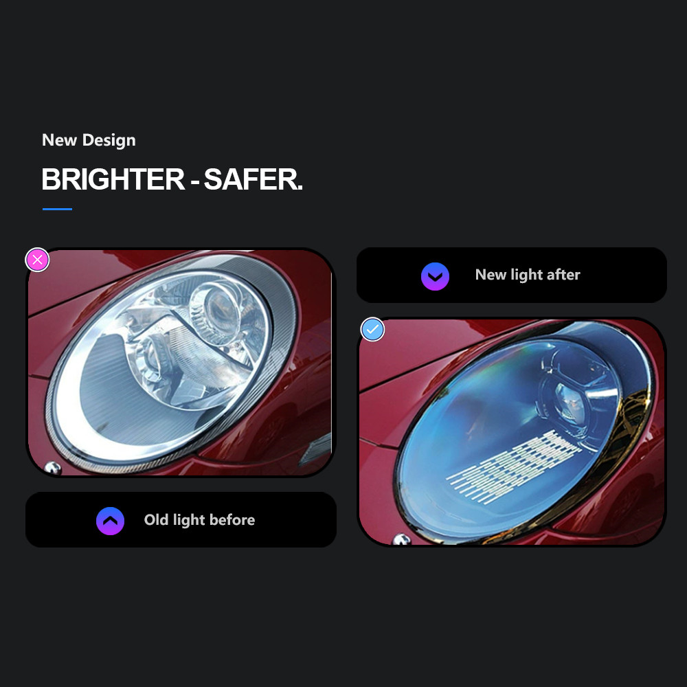 Car LED Headlight For Porsche 997.1 997.2 2005-2012 911 Front Lamp LED Signal Light Head Lights Assembly