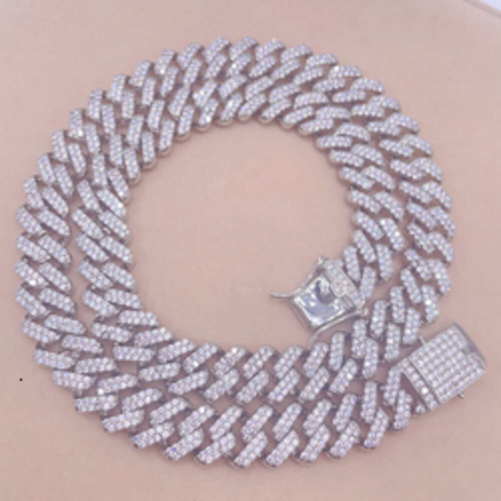 Hip Hop Jewelry Buss Down Brass Aaaaa Cz Cuban Link Chain Customized Iced Out Necklace Cuban Chain