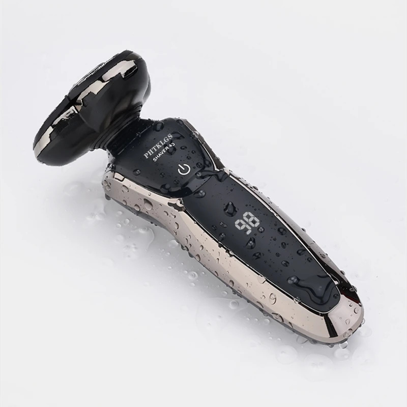 Razors Blades Electric Shavers Professional Shaving Machine Waterproof Beard Trimmer for Man Catcher Usb Rechargeable Wet Dry Dual Use Razor 231219