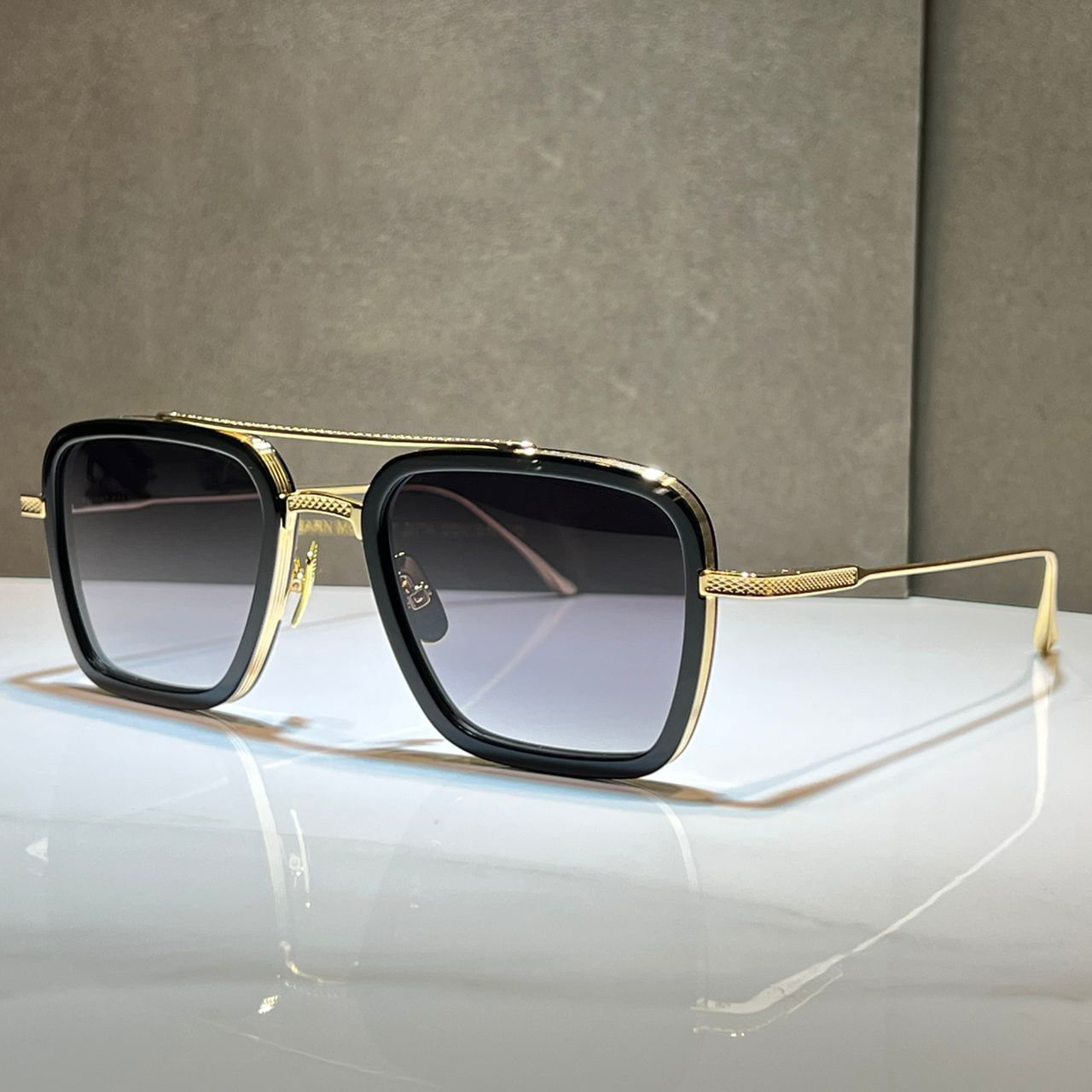 Sunglasses For Men Women Summer FLIGHT 006 Style Anti-Ultraviolet Retro Plate Full Frame Eyeglasses Random Box