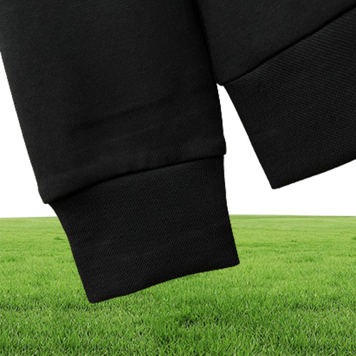 Men Hoodies Sweater Winter Round Neck Bottoming Shirt White Black Casual Pullover