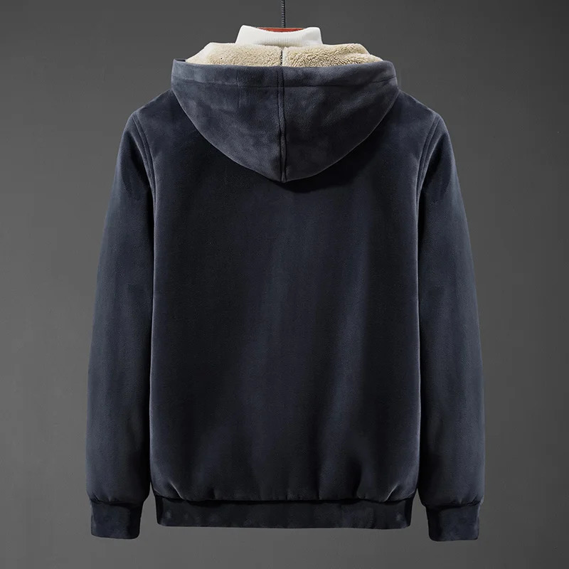Men's Hoodies Sweatshirts mens Cashmere hoodie men fleece hoodies sweatshirts male Lamb cashmere oversized clothing 231219