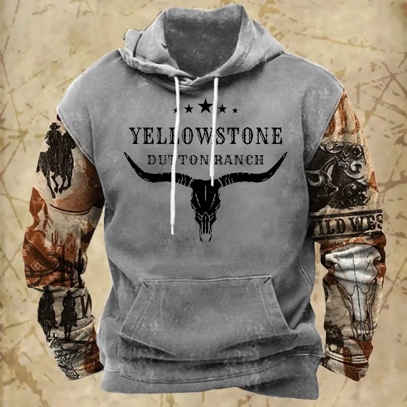 Retro y2k Element Style Hoodies For Men Clothing Large Size Comfortable Material Male Sweatshirts Top Street Formal Wear Hoodie 231220