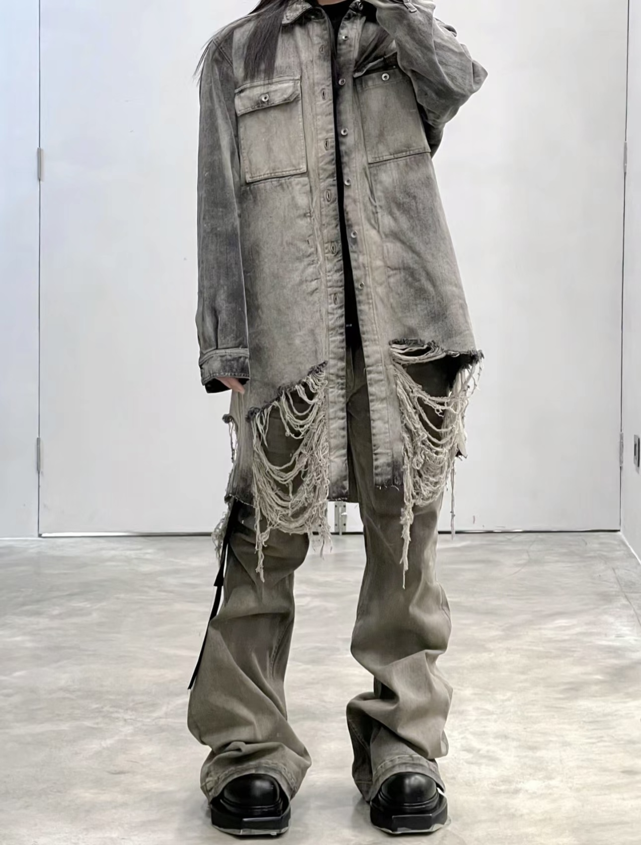 Men Pants Flare Jeans for Men Oversized Jeans With Wide Leg Flared Pants Men Loose Causal Pants