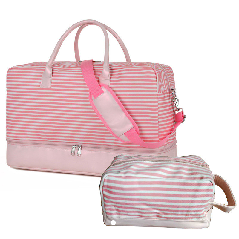 Duffel Bag Traveling Bags Multi-functional Two piece Set Outdoor Gym Dry and Wet Separation Fitness Training Large Capacity Dazzling Colorful