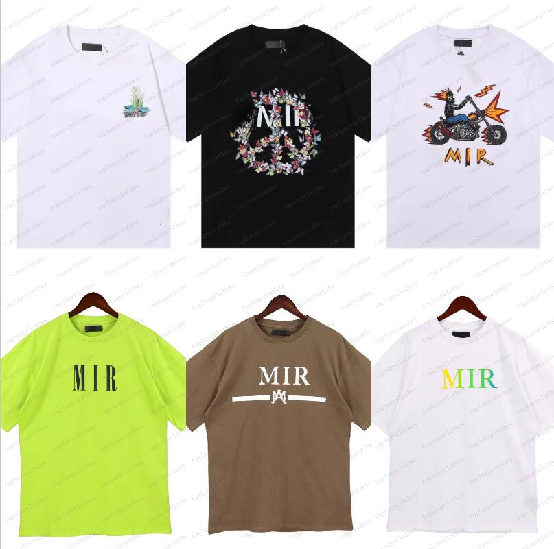Limited edition designer t shirt of 2023 rabbit year new couples tees street wear summer fashion shirt splash-ink letter print design couple short sleeves