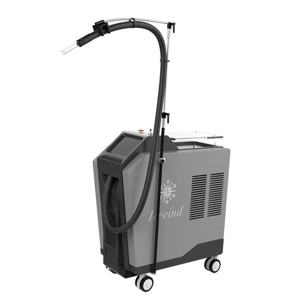 Skin Air Cooling Physiotherapy Machine Cold Air Device for IPL OPT ND YAG Laser Diode Co2 Fractional Laser Treatment