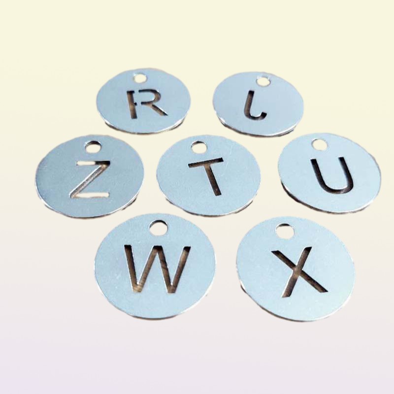 Novelty Items 26 PCS Stainless Steel Letters Plates Round Labels Mark Sign Classification Tags Metal Alphabet Item Marker AZ Sign2033936