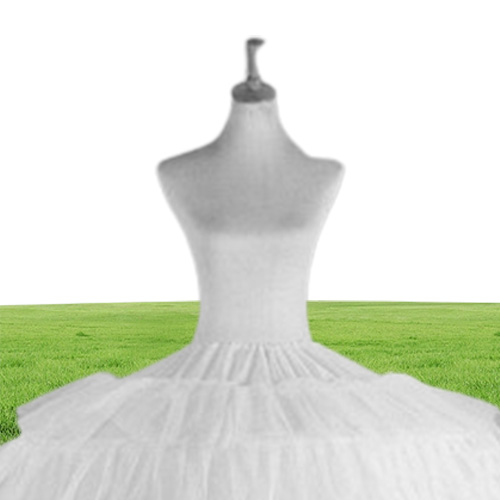 6 Hoops Steel with Puffy Tulle Petticoat Crinoline Underskirt Slips For Wedding Dress Quinceanera Ball Gown Jupon Tarlatan