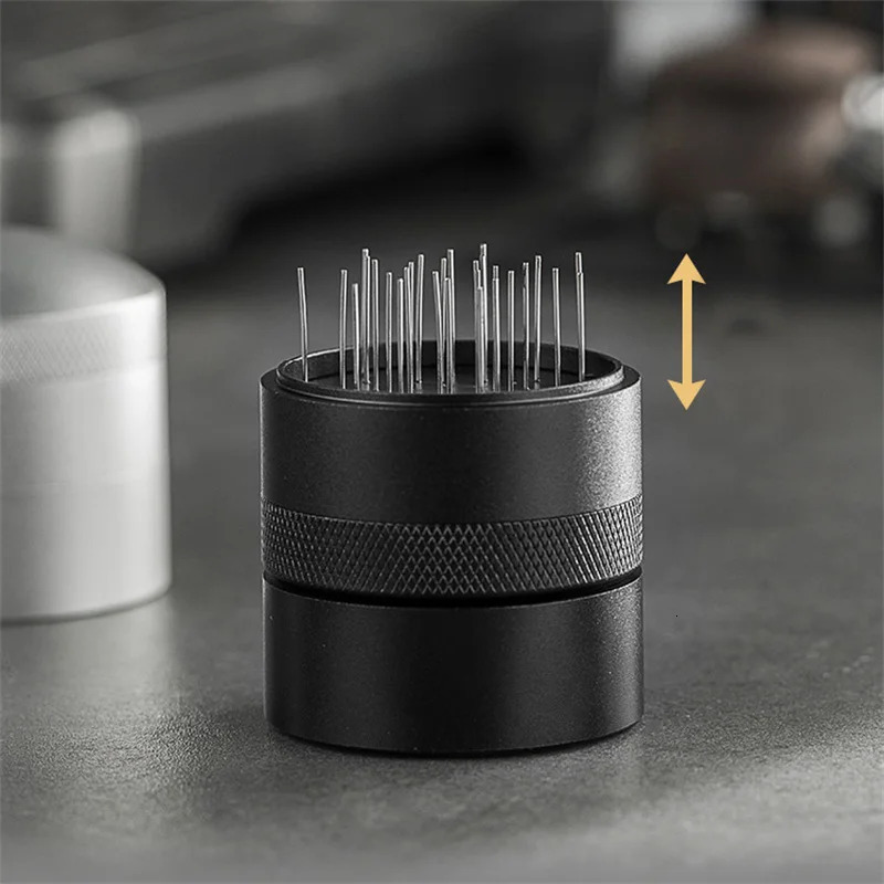 515358mm Coffee Stirring Tamper Espresso Stirrer WDT Distribution Tool Stainless Steel Coffee Powder Stirring Coffee Needle 231220
