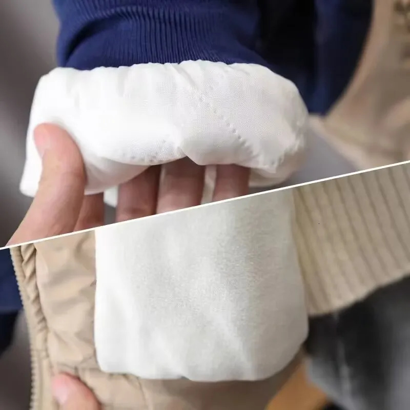 Winter Kids Plush Coat Childrens Cotton Thicken Jacket Down Parkas For Girls Boys Cute Cartoon Baby Snow Wear 231220