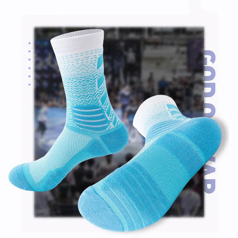 Mens Basketball Tennis High Socks Fitness Soccer Accessories Cycling Football Running Antiskid Racing Climbing For Sports 231220