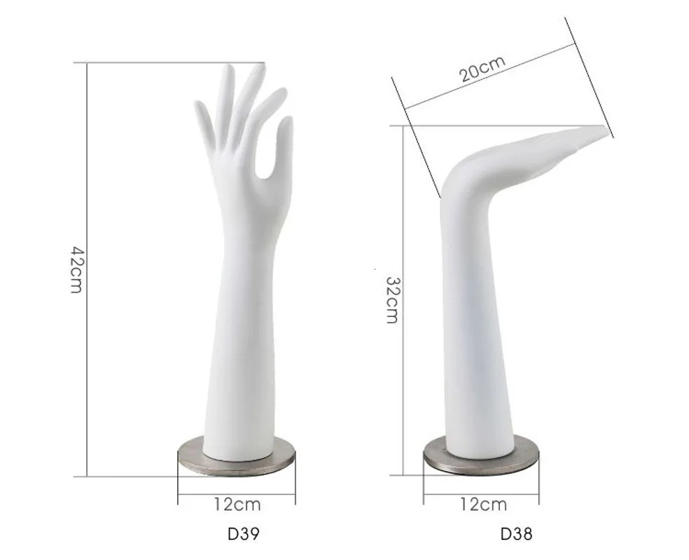 High Quality Female Mannequin Hand Arm For Display Jewelry Necklace Ring bracelet hat handbag Model Stand With Magnet Base 231220