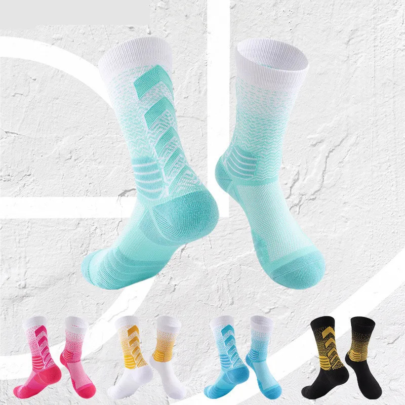 Mens Basketball Tennis High Socks Fitness Soccer Accessories Cycling Football Running Antiskid Racing Climbing For Sports 231220