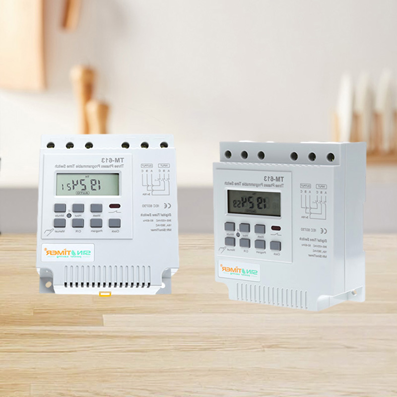 TM613 380V LCD Digital Multipurpose Three Phases Programmable Control Power Timer Switch