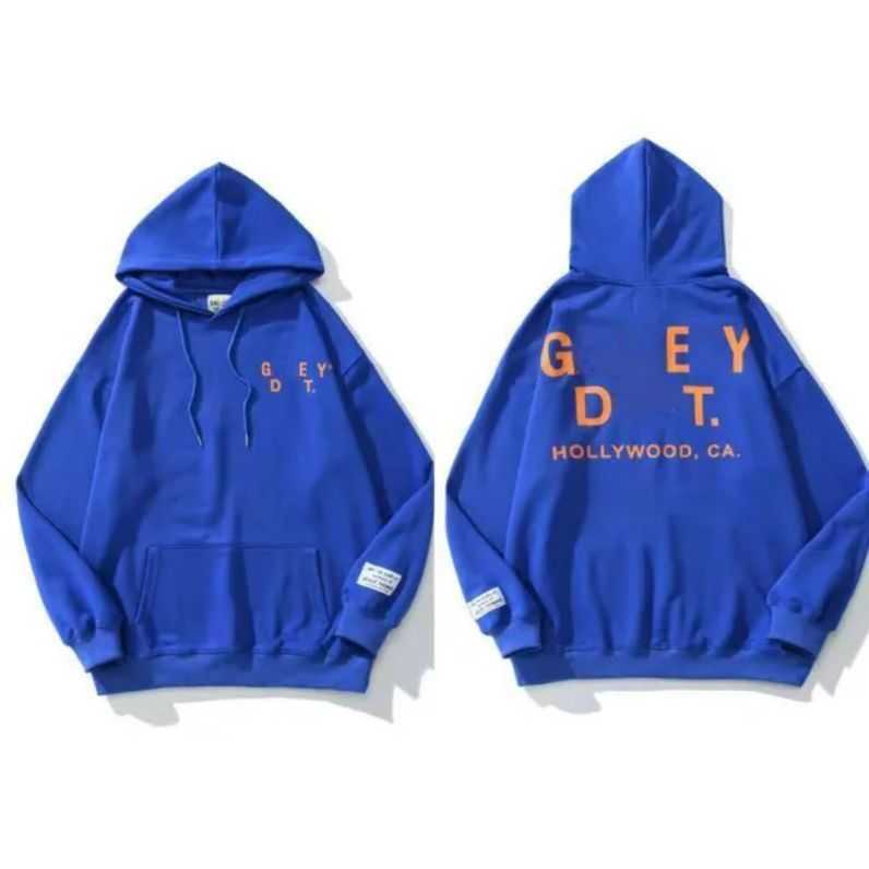 Men's Galleryes Dept Hoodie Sweatshirts Same Galleries Tops Depts Hoodies Rapper Mens Designer gallery department Letter Flame Print High Street Long Sleeve sz12