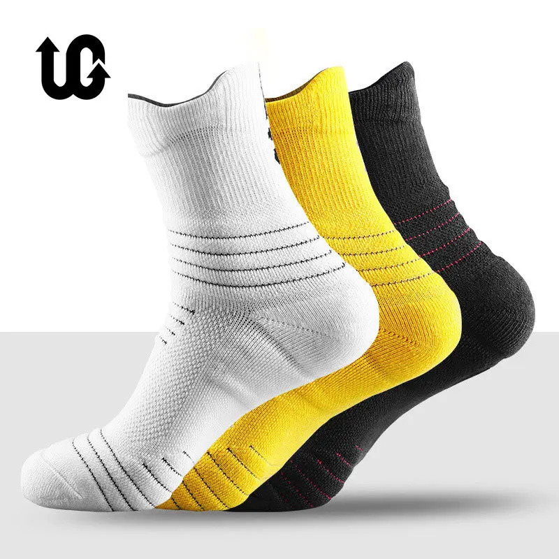 4 Pairs Unisex Professional Outdoor Sport Cycling Socks Basketball Football Soccer Running Trekking Men Women 231220