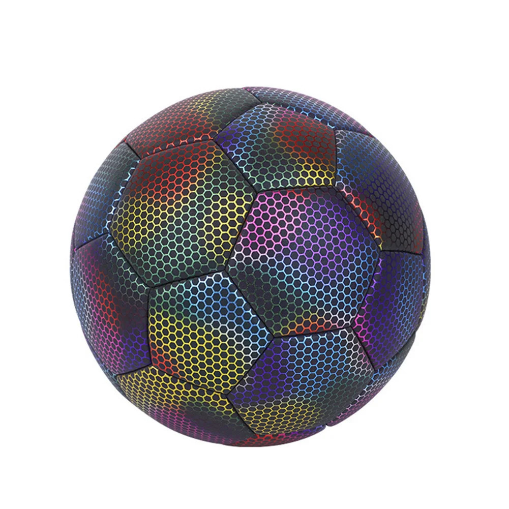 45 Size Reflective Soccer Balls Football Accessories Ball Boy Luminous Night Glow Training Equipment for Student 231220