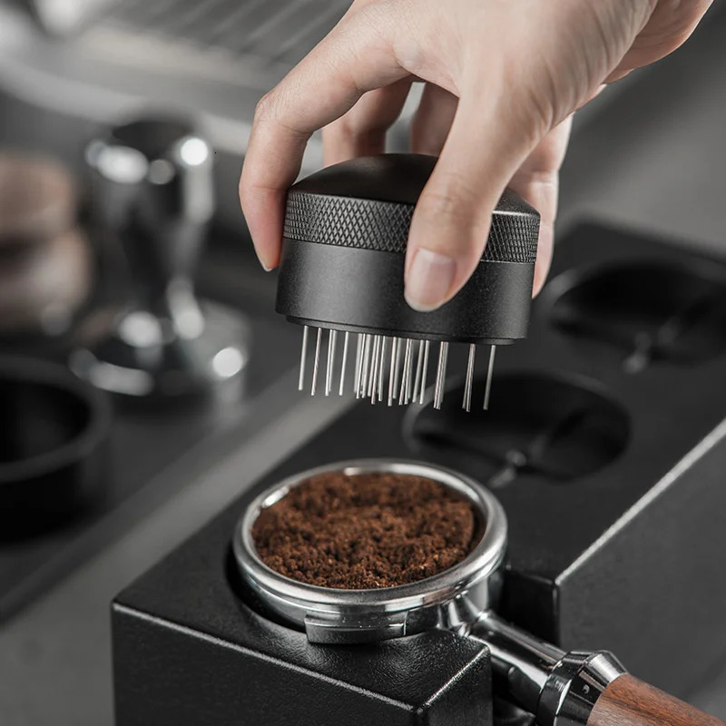 515358mm Coffee Stirring Tamper Espresso Stirrer WDT Distribution Tool Stainless Steel Coffee Powder Stirring Coffee Needle 231220