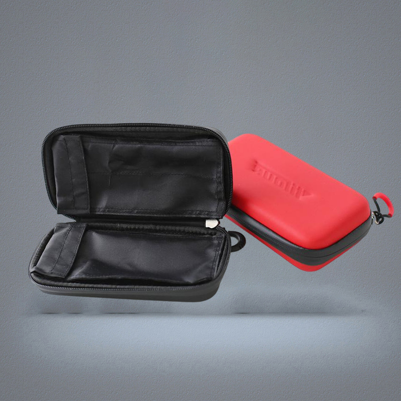 Portable Cooler Bag Diabetic Organizer Medical Travel Case Cooler Pack 2 Ice Pack EVA Material Box Bag