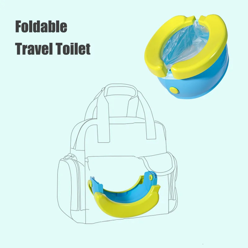 Folding Baby Toilet Pot Squatty Potty Urinal for Children Baby Pot Child Toilet Portable Travel Potty Child Potty Training Seat 231221