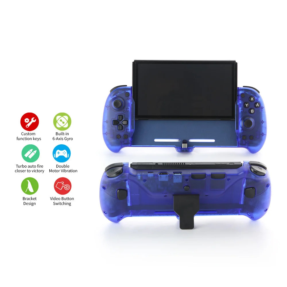 DOBE TNS-2163 For Switch OLED host in-line controller continuous vibration support video TV conversion game card store bracket 231220