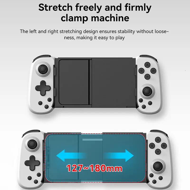Gamepad Bluetooth Android Joystick for Mobile Phone D6 Control for Cell Phone Games Stretchable Video Game Controller 231220